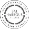 A white circle with black text