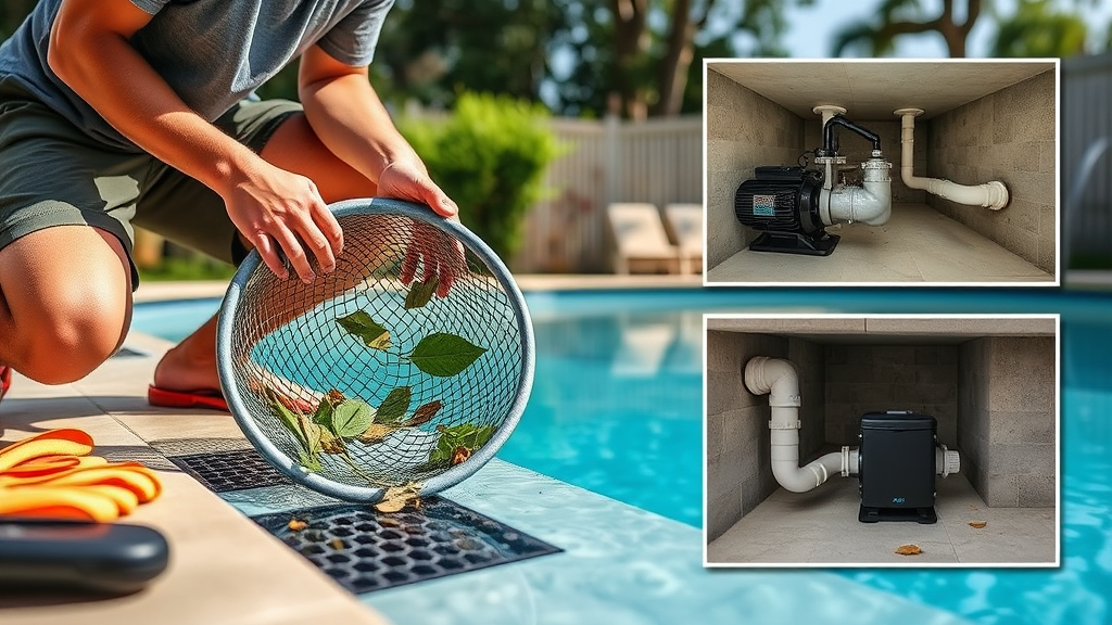 Skimmer and Pump Basket Cleaning