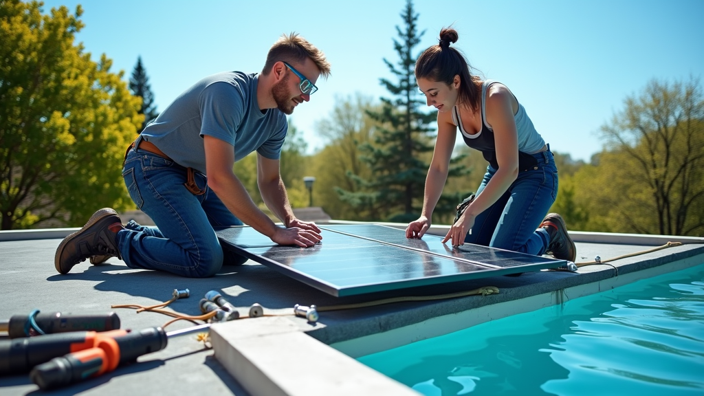 The Installation Process for Solar Pool Heating